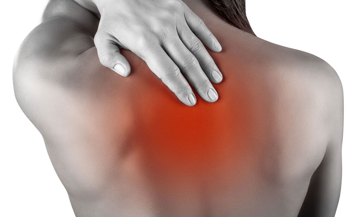 back pain due to thoracic bone degeneration
