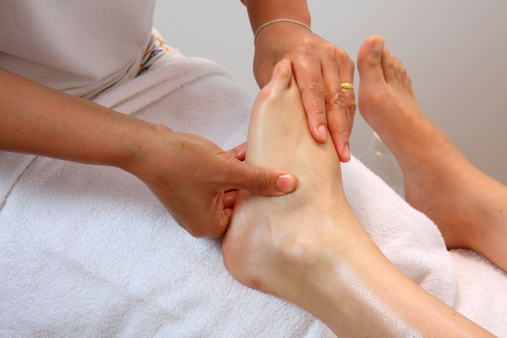 Ankle massage for arthritis