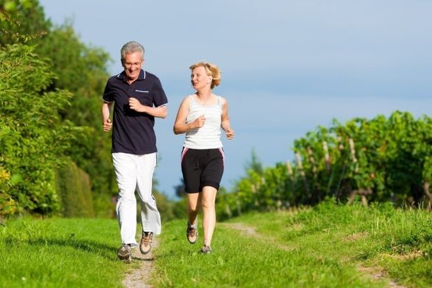 jogging to prevent bone necrosis